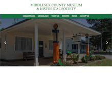 Tablet Screenshot of middlesexmuseum.com
